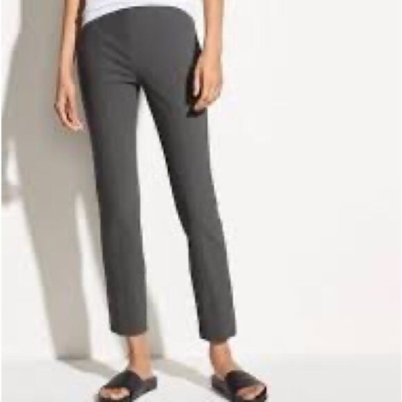 NWOT Vince Dark Grey Stitch Front Seam Ponte Pencil Legging Womens Sz XS - Picture 1 of 11